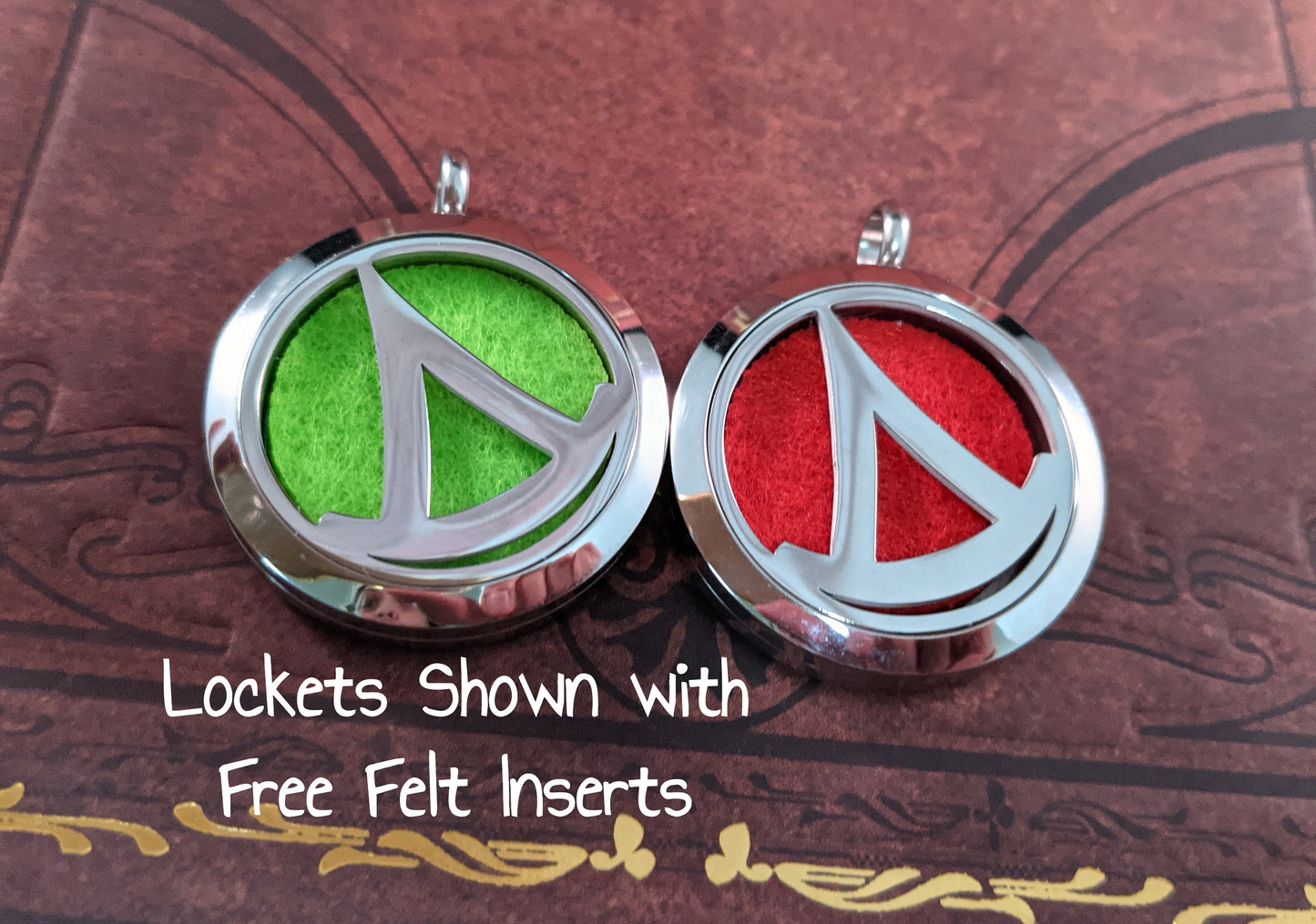 FFXIV Summoner Locket Necklace - Stainless Steel Magnetic Locket w/ Interchangeable Colors - Great Jewelry Gift for Final Fantasy XIV SMN Fans!