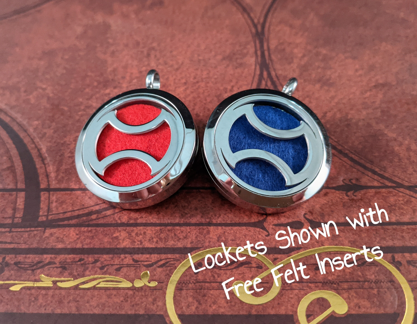 FFXIV Warrior Locket Necklace - Stainless Steel Magnetic Locket w/ Interchangeable Colors - Great Jewelry Gift for Final Fantasy XIV WAR Fans!