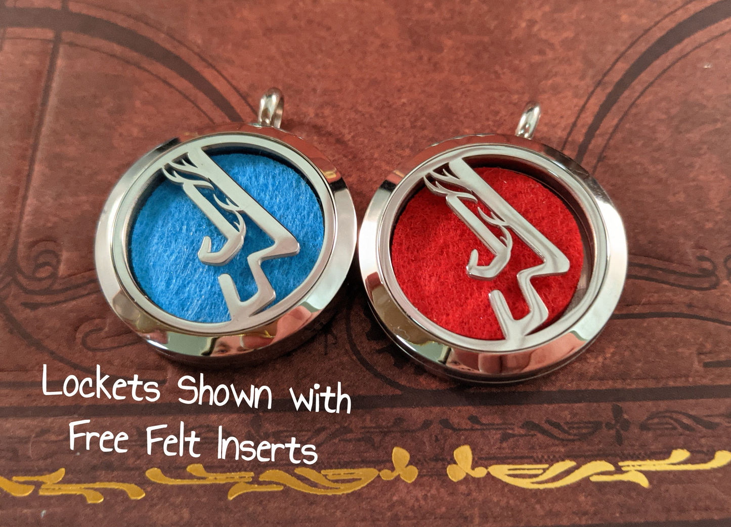 FFXIV Machinist Locket Necklace - Stainless Steel Magnetic Locket w/ Interchangeable Colors - Great Jewelry Gift for Final Fantasy XIV MCH Fans!