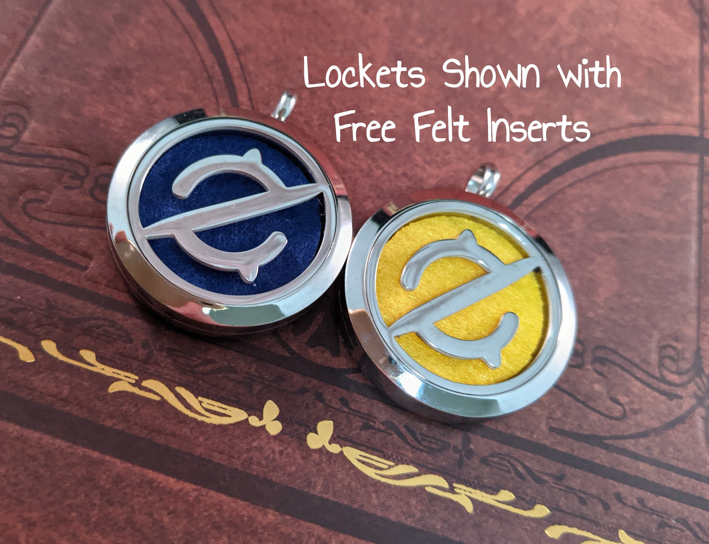 FFXIV Gunbreaker Locket Necklace - Stainless Steel Magnetic Locket w/ Interchangeable Colors - Great Jewelry Gift for Final Fantasy XIV GNB Fans!