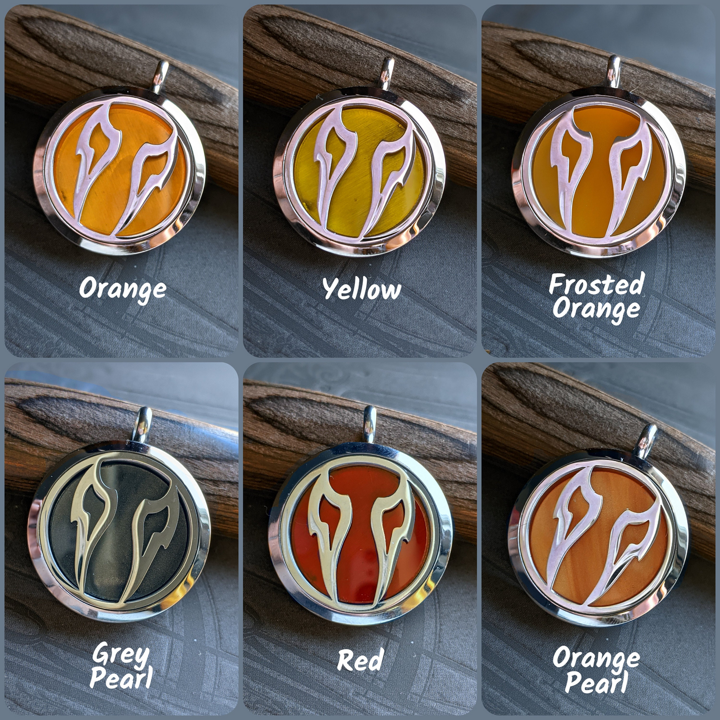 FFXIV Viper Locket Necklace - Stainless Steel Magnetic Locket w/ Interchangeable Colors - Great Jewelry Gift for Final Fantasy XIV VPR Fans!