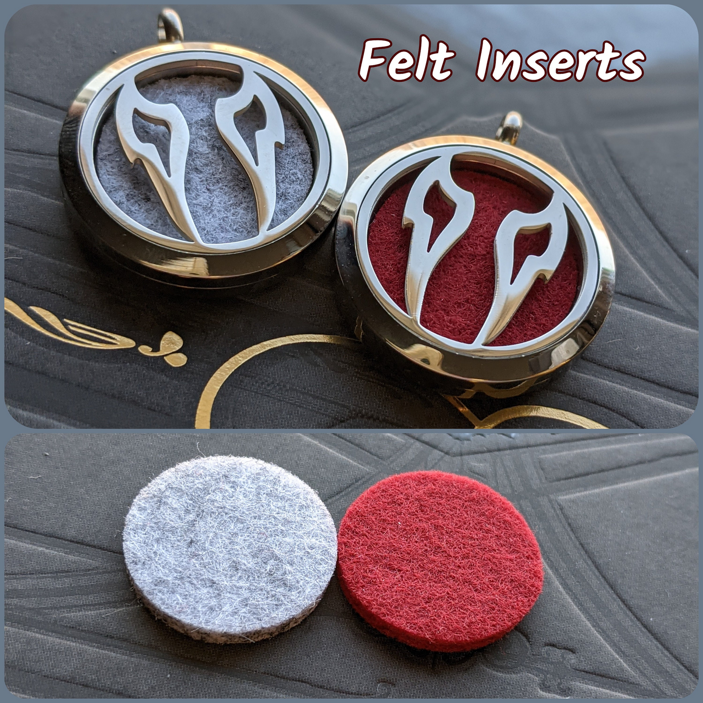 FFXIV Viper Locket Necklace - Stainless Steel Magnetic Locket w/ Interchangeable Colors - Great Jewelry Gift for Final Fantasy XIV VPR Fans!